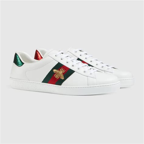 gucci mens ace embroidered sneakers|gucci ace platform sneakers.